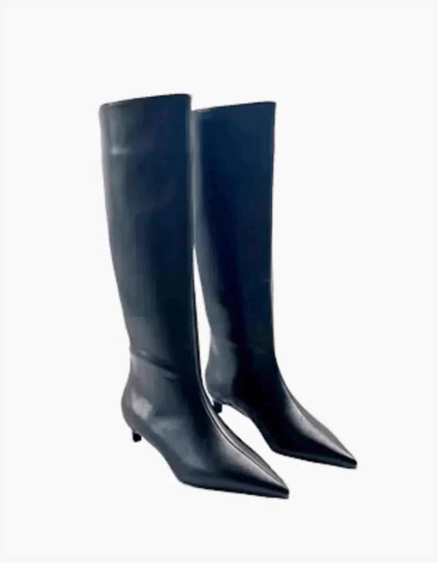 Donatella – Knee-high design – Faux leather heeled boots