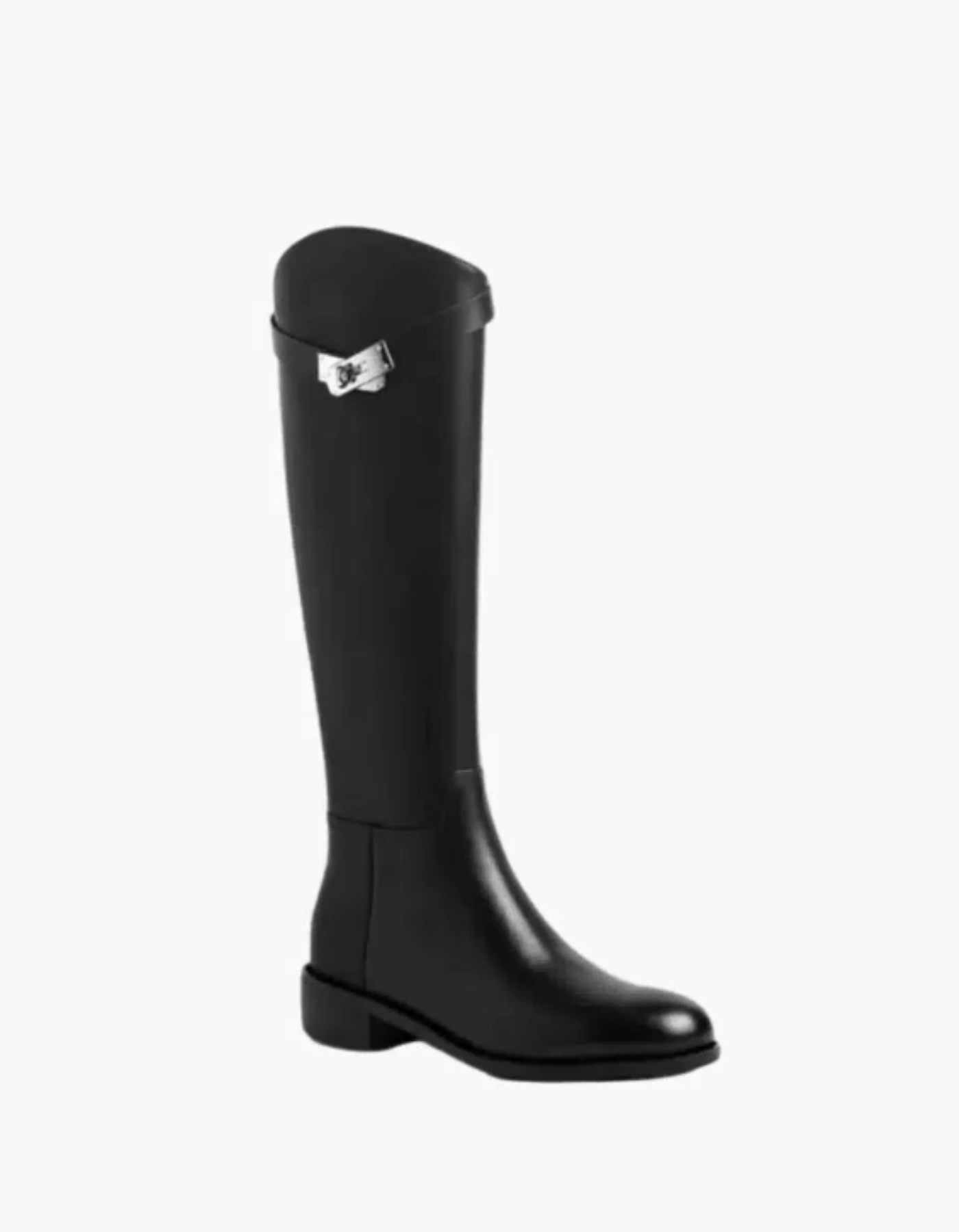 Fabiana – Silver-tone buckle – Vegan leather boots