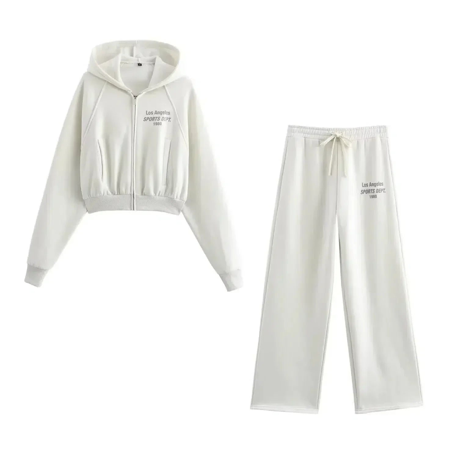 Phaedra – Zip-up hoodie en sportieve joggingbroek – Stedelijke loungeset