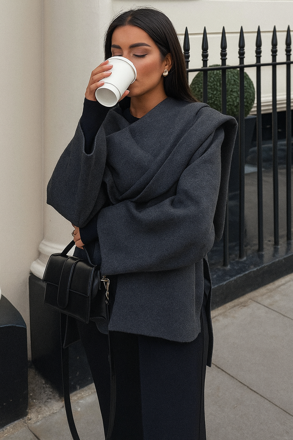Ardévine – Draped layer – Cape jacket