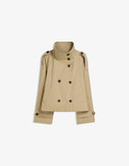 Calvéra – Belted design – Cropped trench jacket