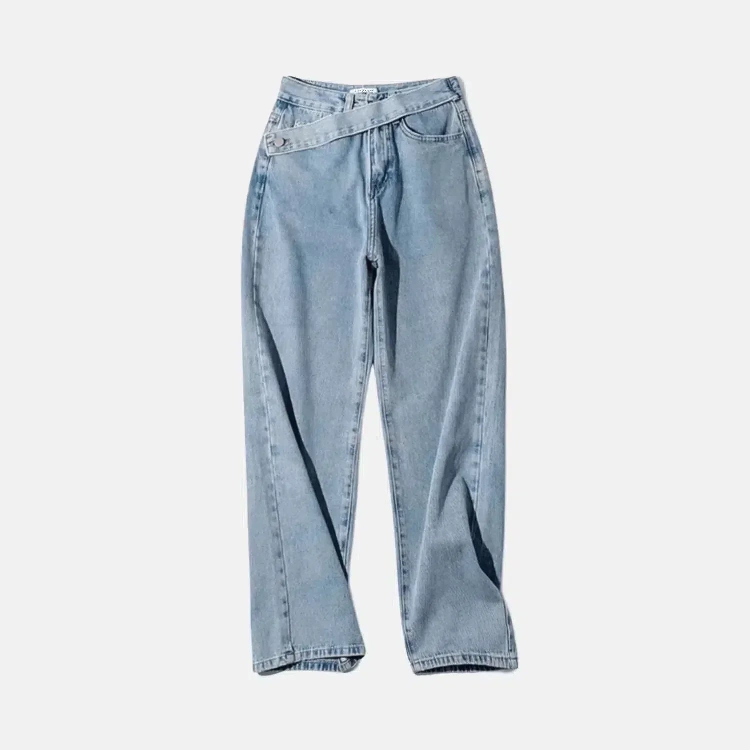 Casila – Asymmetrische sluiting – Rechte jeans