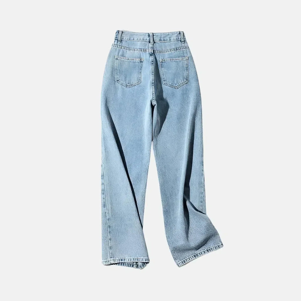 Casila – Asymmetrische sluiting – Rechte jeans