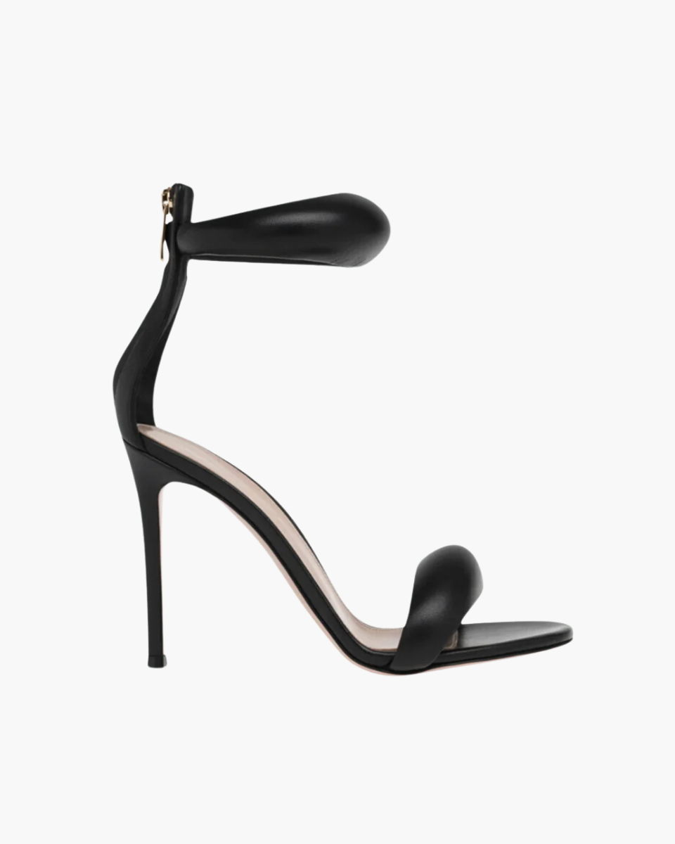 Clémence – Stiletto design – Puffy ankle strap heels