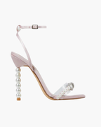 Cosima – Double strap design – Pearl-embellished heels
