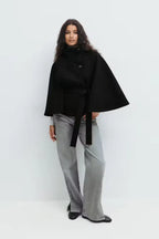 Elize - Cape Coat - Classic Belted Style