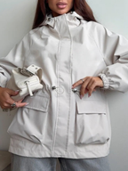 Evangeline – Adjustable fit – Hooded jacket
