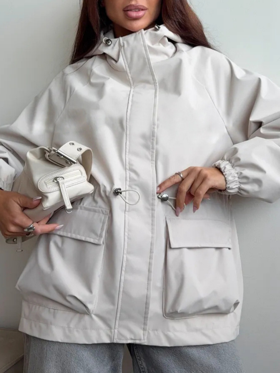 Evangeline – Adjustable fit – Hooded jacket