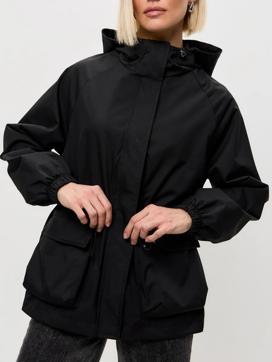 Evangeline – Adjustable fit – Hooded jacket