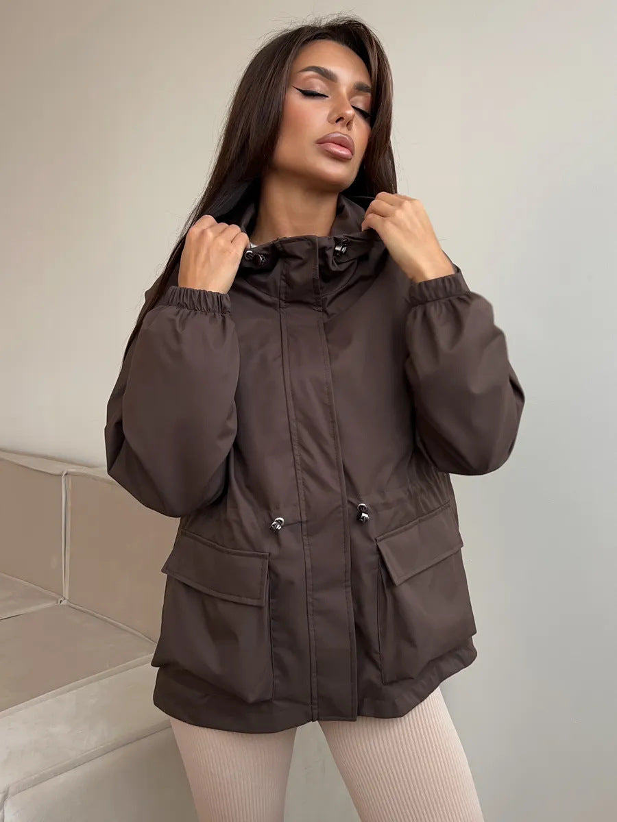 Evangeline – Adjustable fit – Hooded jacket