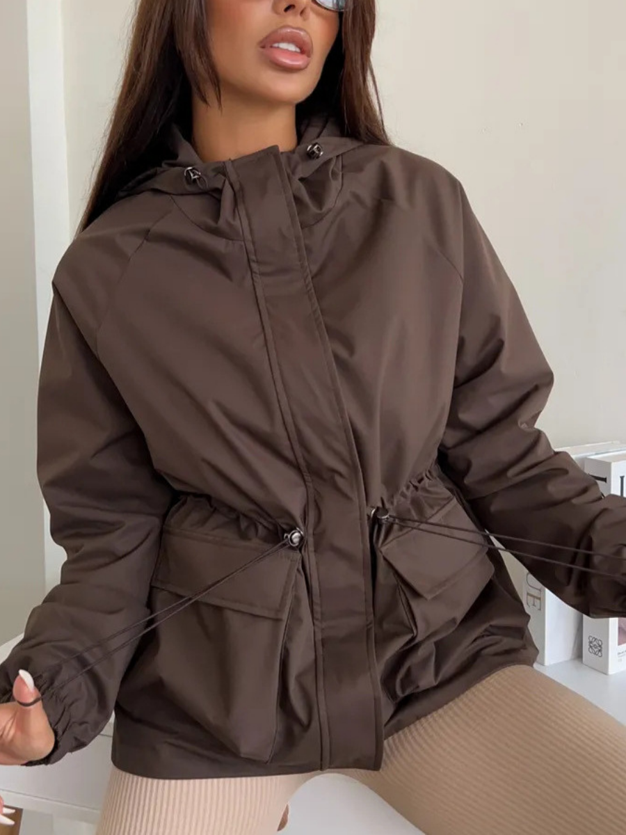 Evangeline – Adjustable fit – Hooded jacket