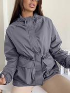 Evangeline – Adjustable fit – Hooded jacket