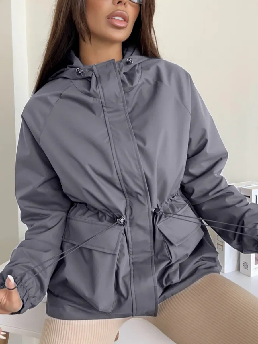 Evangeline – Adjustable fit – Hooded jacket