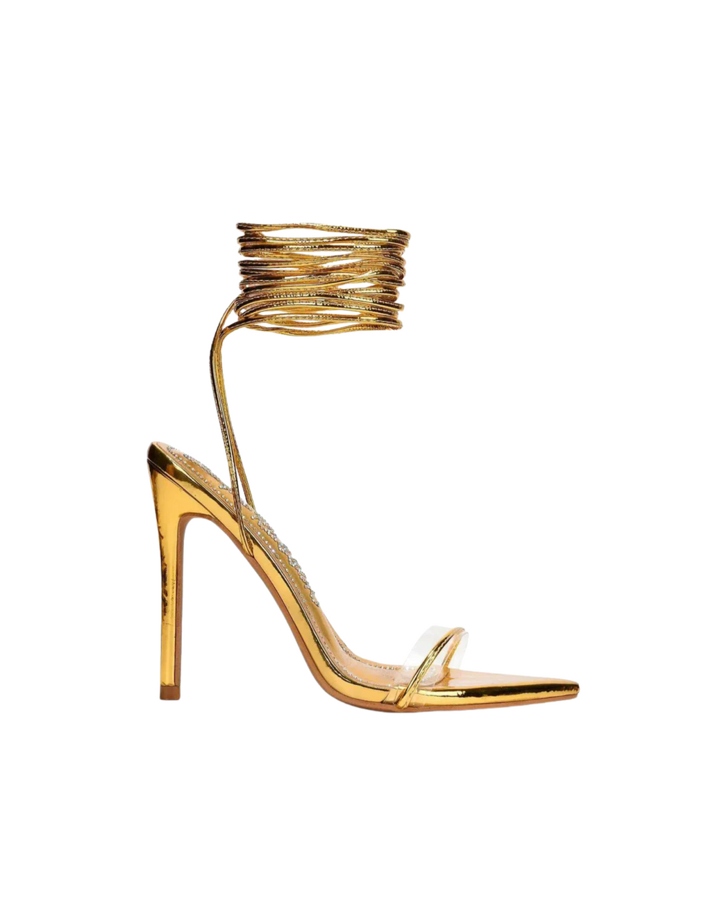 Florianne – Rhinestone lace-up – Heels