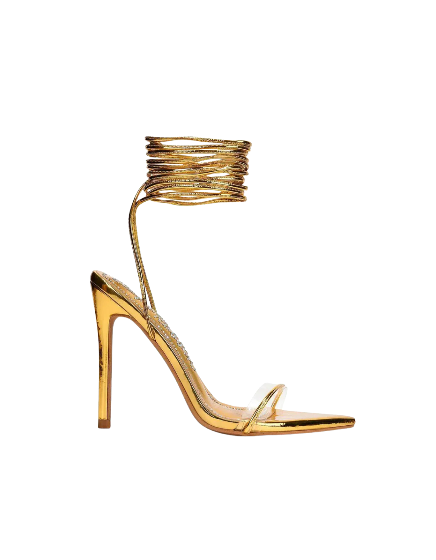 Florianne – Rhinestone lace-up – Heels