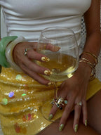 Georgia – Iridescent sequin – Mini skirt