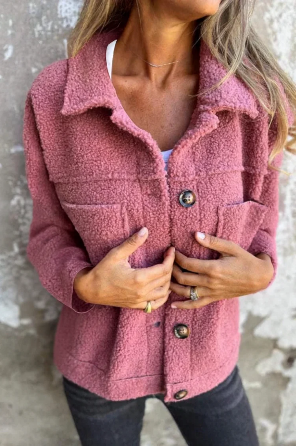 Joanna – Cozy touch – Teddy jacket