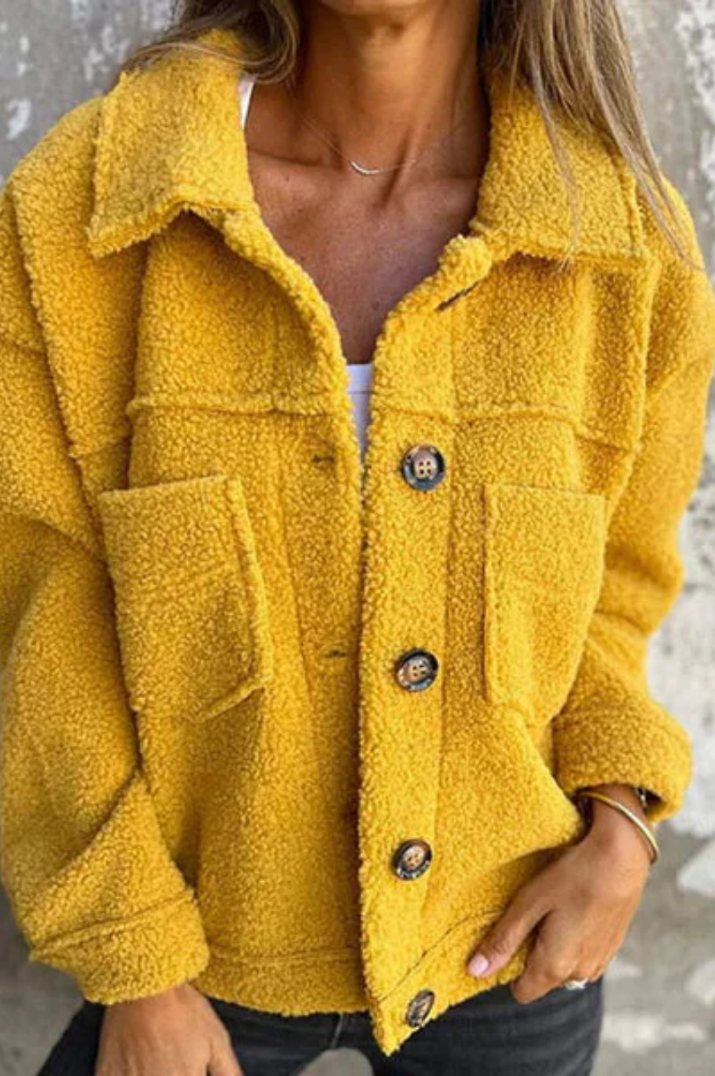 Joanna – Cozy touch – Teddy jacket