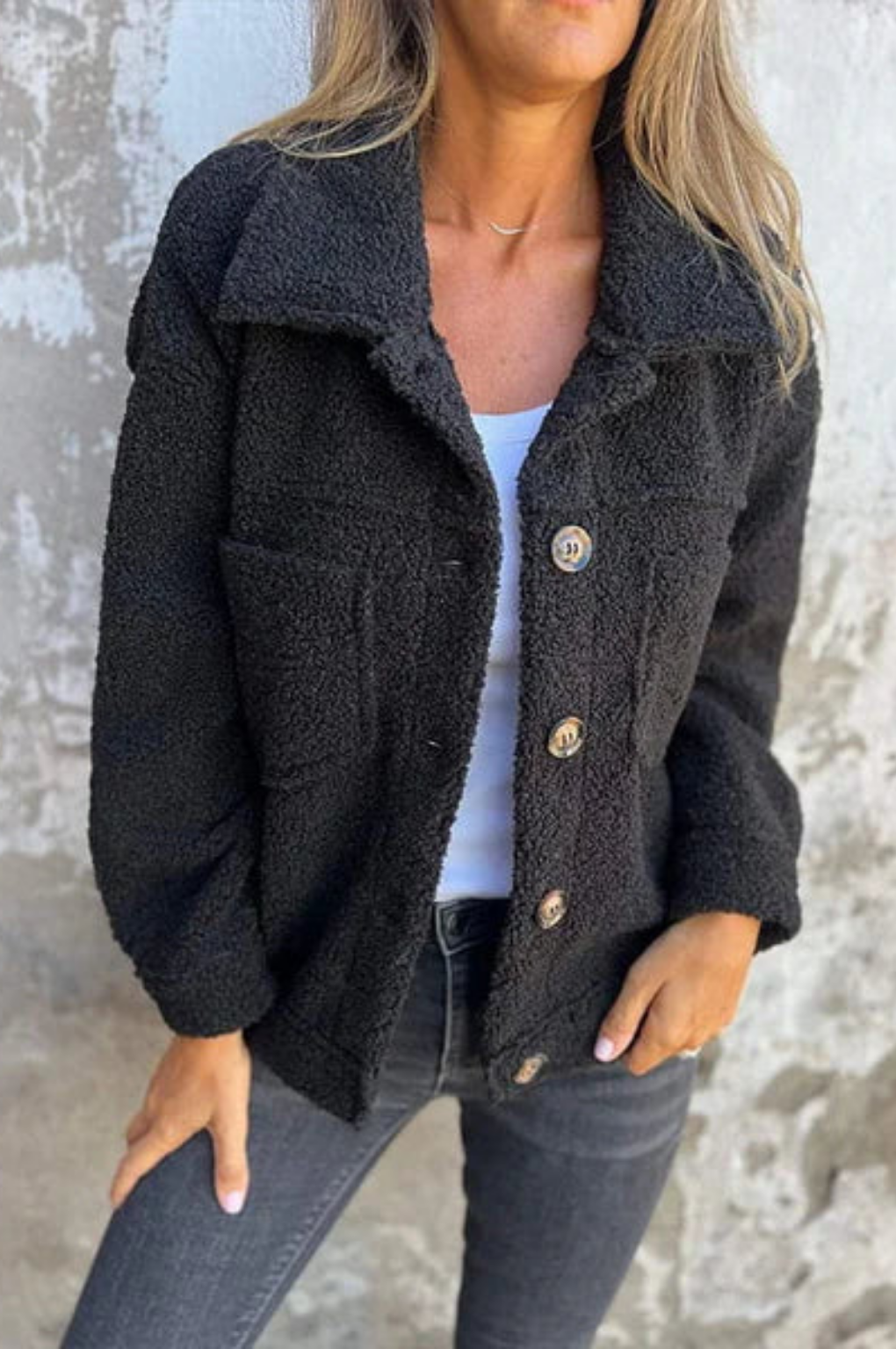 Joanna – Cozy touch – Teddy jacket