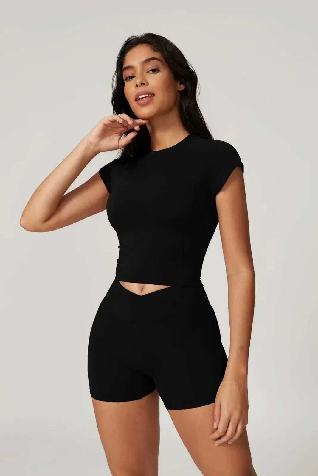 Kaimana – Cropped fit – Top & shorts set