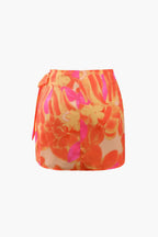Lazetta – Knot side wrap – Mini skirt