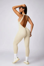 Lolanda – Open rug – Jumpsuit met relaxte pasvorm