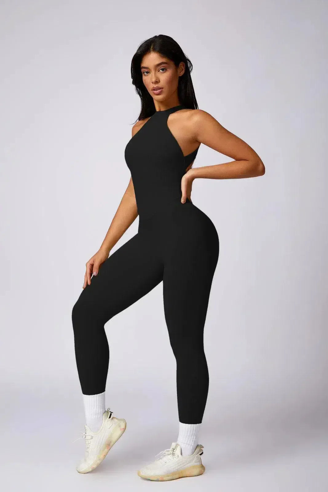 Lolanda – Open rug – Jumpsuit met relaxte pasvorm