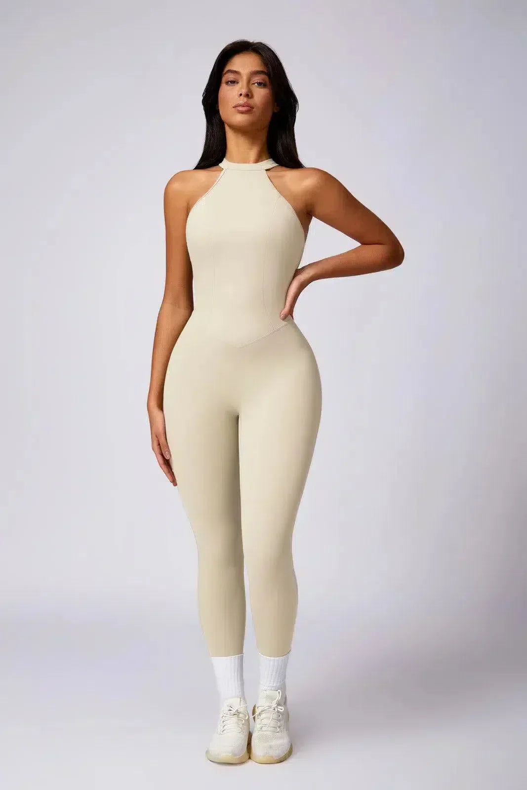 Lolanda – Open rug – Jumpsuit met relaxte pasvorm