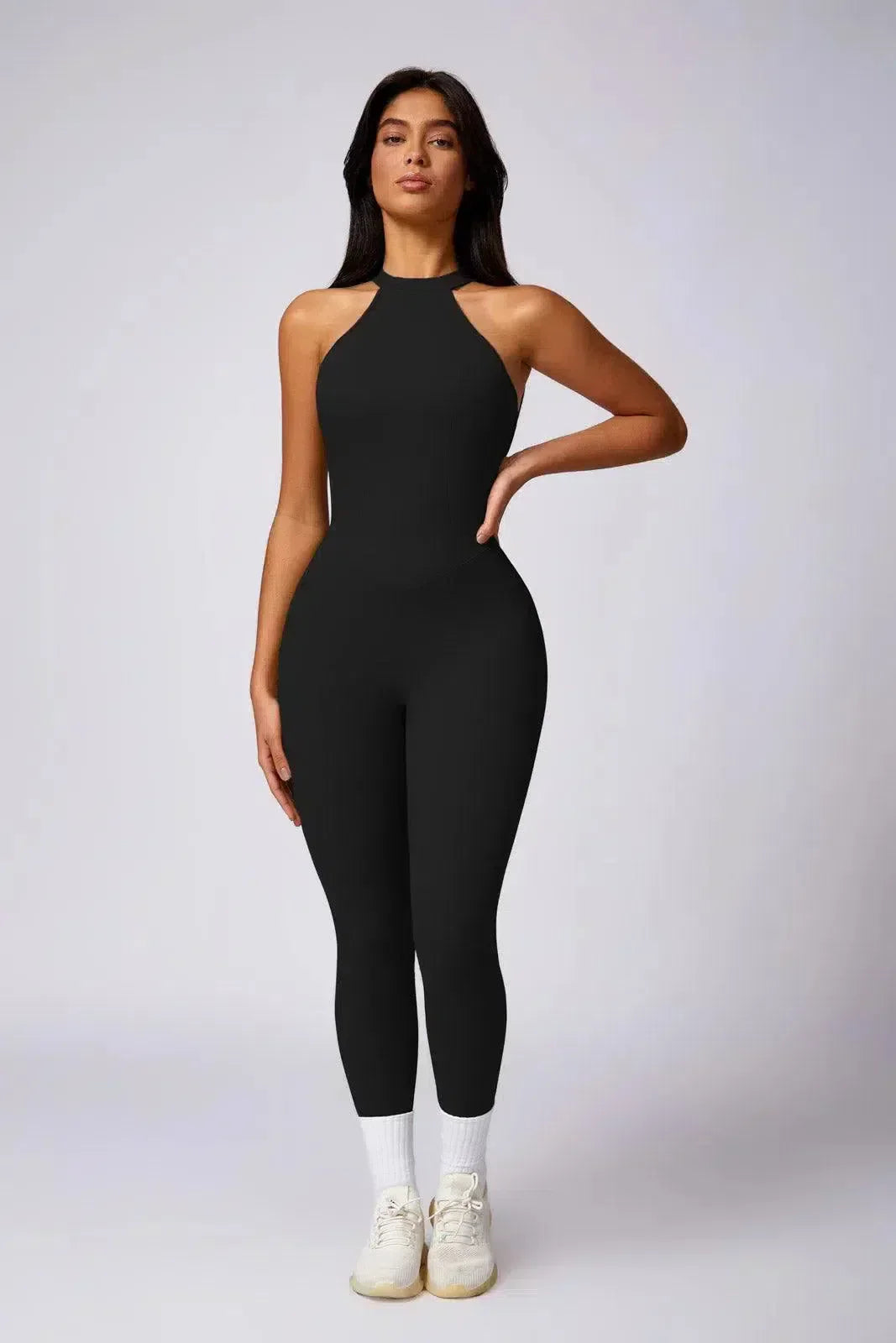 Lolanda – Open rug – Jumpsuit met relaxte pasvorm