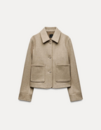 Lorivane – Minimal design – Cropped wool jacket