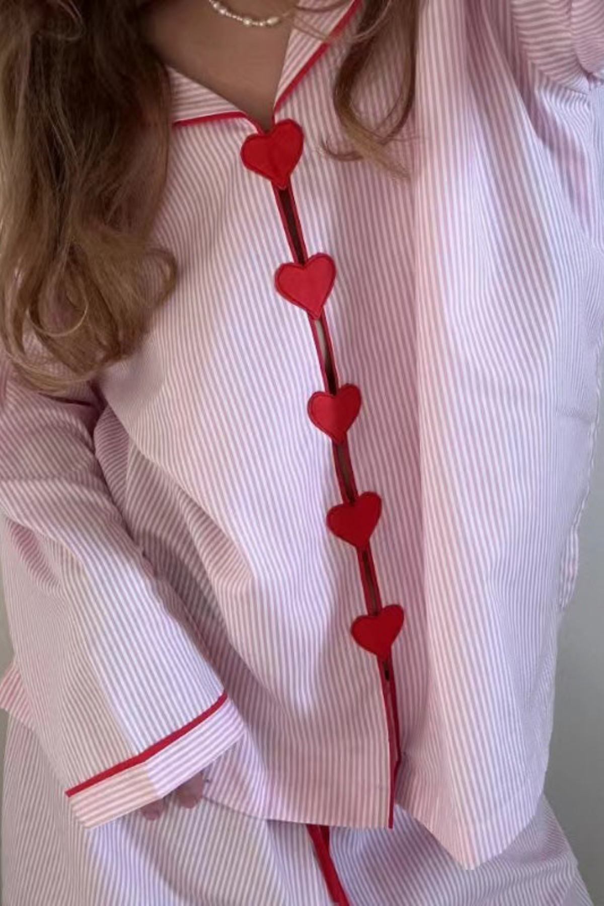 Lucy – Heart buttoned – Pajama set