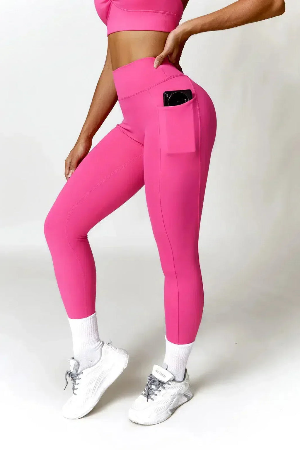 Lyselle – Side pocket – High-waisted leggings
