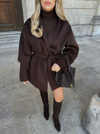 Marceline – Draped elegance – Cape coat