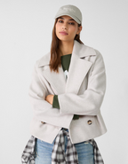 Marcelline – Double-breasted – Cropped pea coat