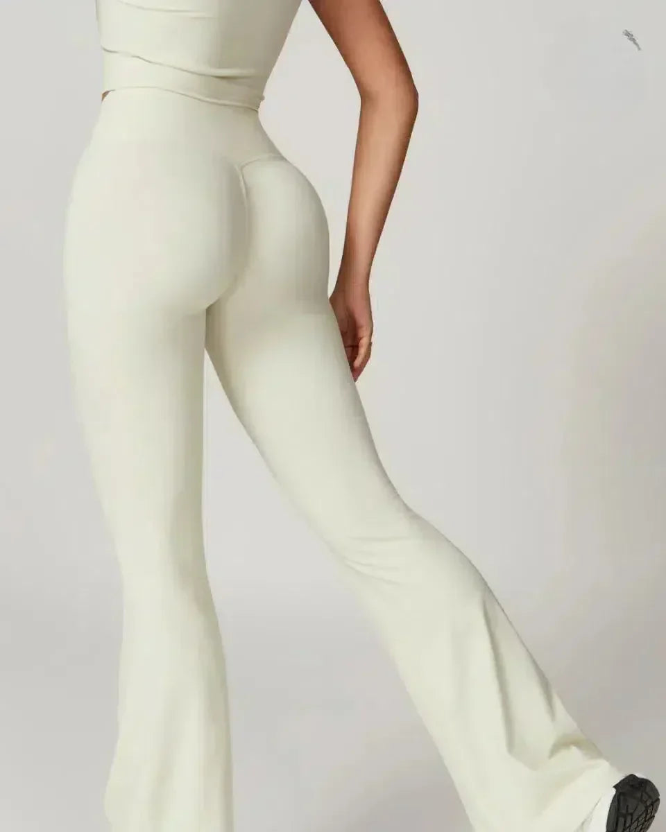 Mila – High-waisted fit – Gym-ready flared leggings