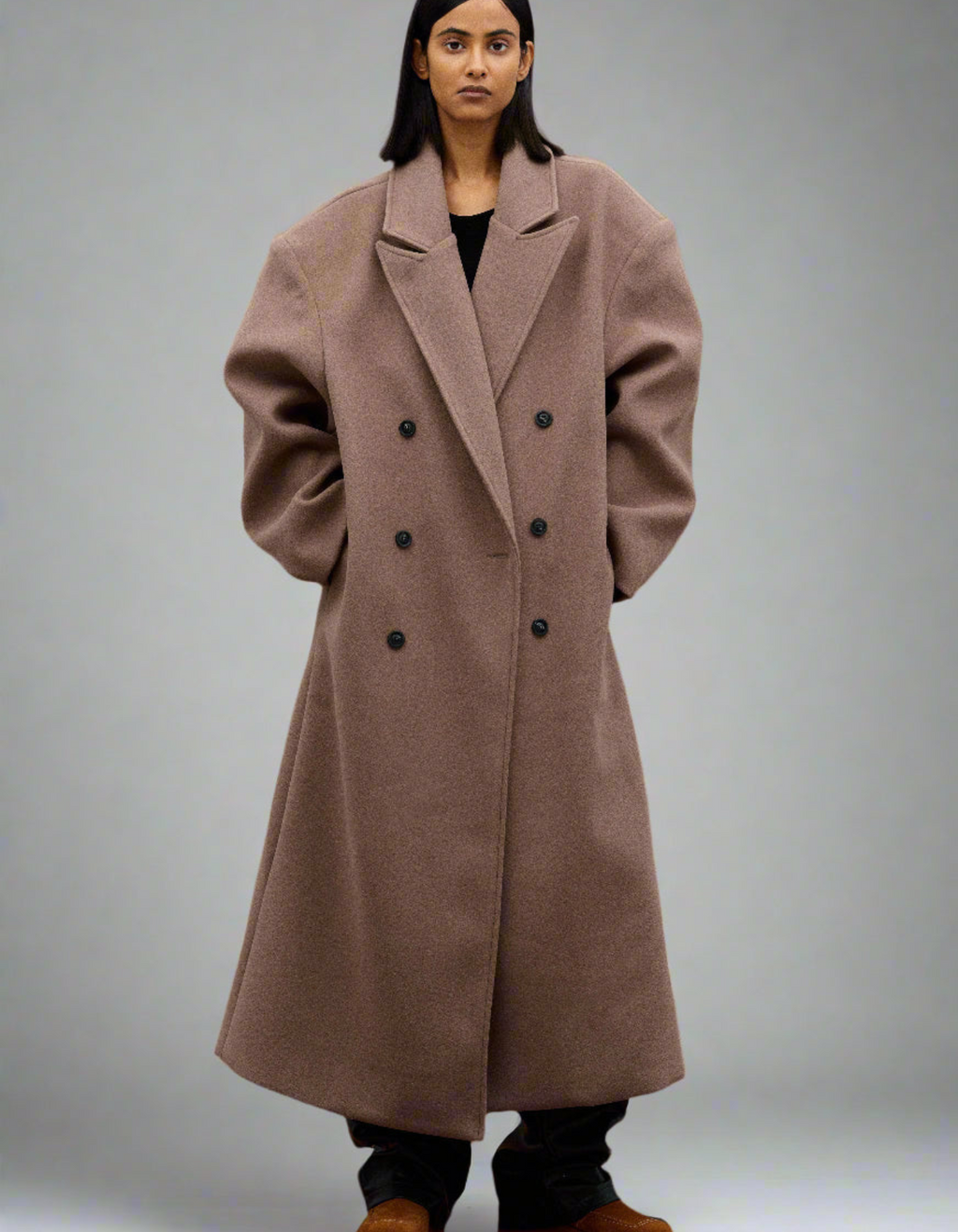 Monterelle – Oversized silhouette – Wool coat