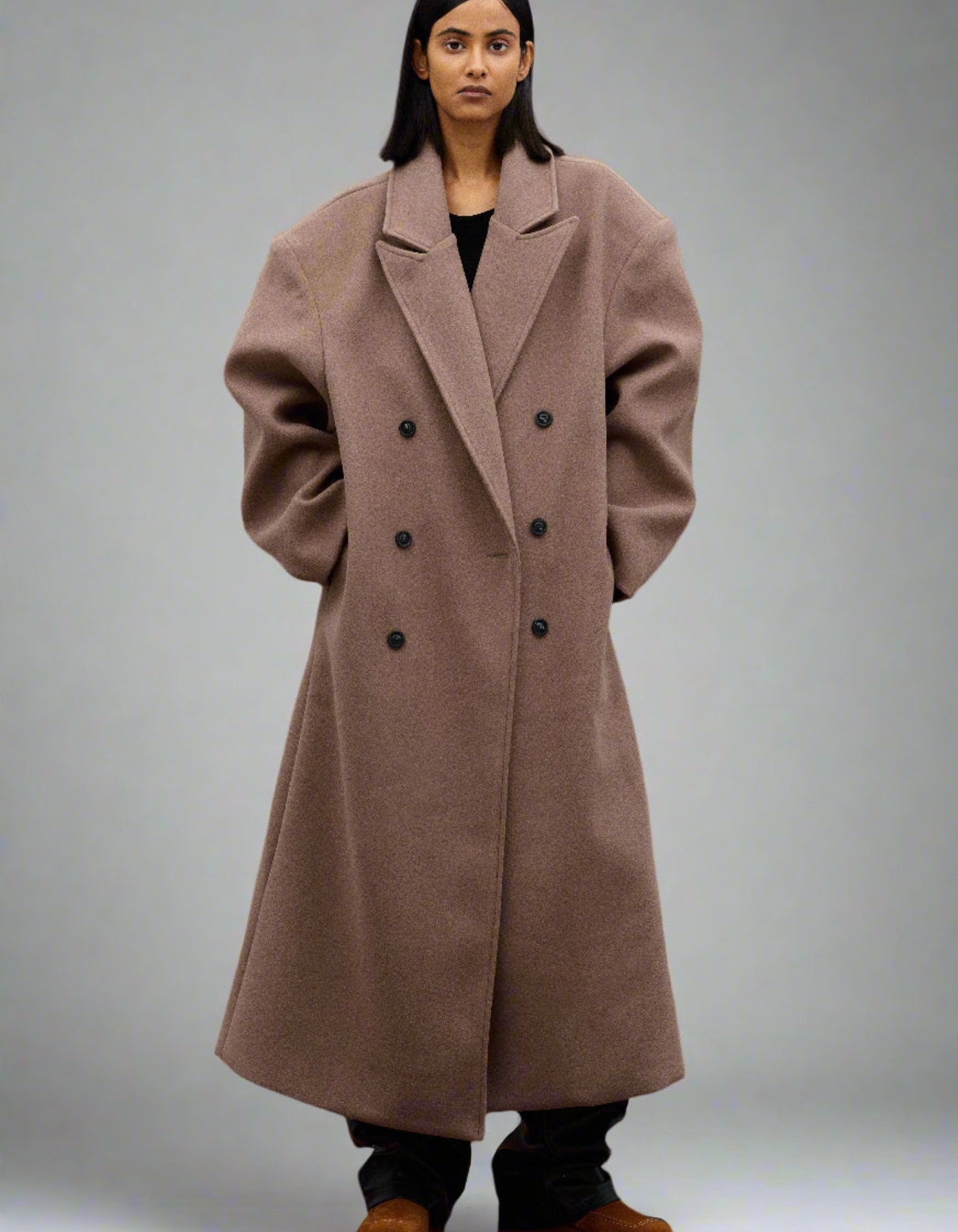 Monterelle – Oversized silhouette – Wool coat