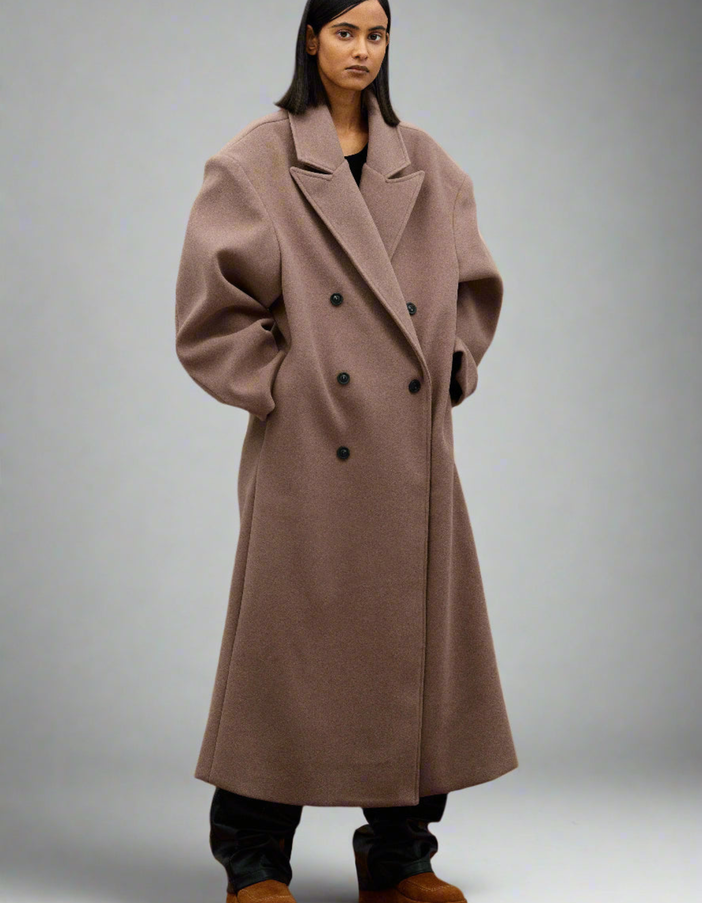 Monterelle – Oversized silhouette – Wool coat