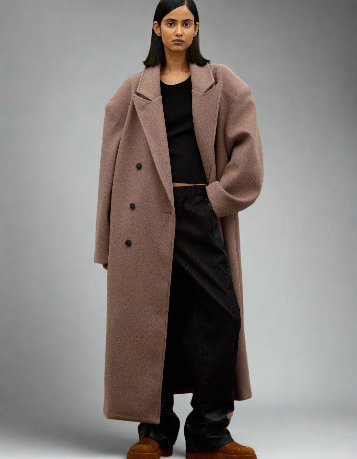 Monterelle – Oversized silhouette – Wool coat