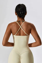 Nicolina – Vierkante halslijn – Top en uitlopende legging set