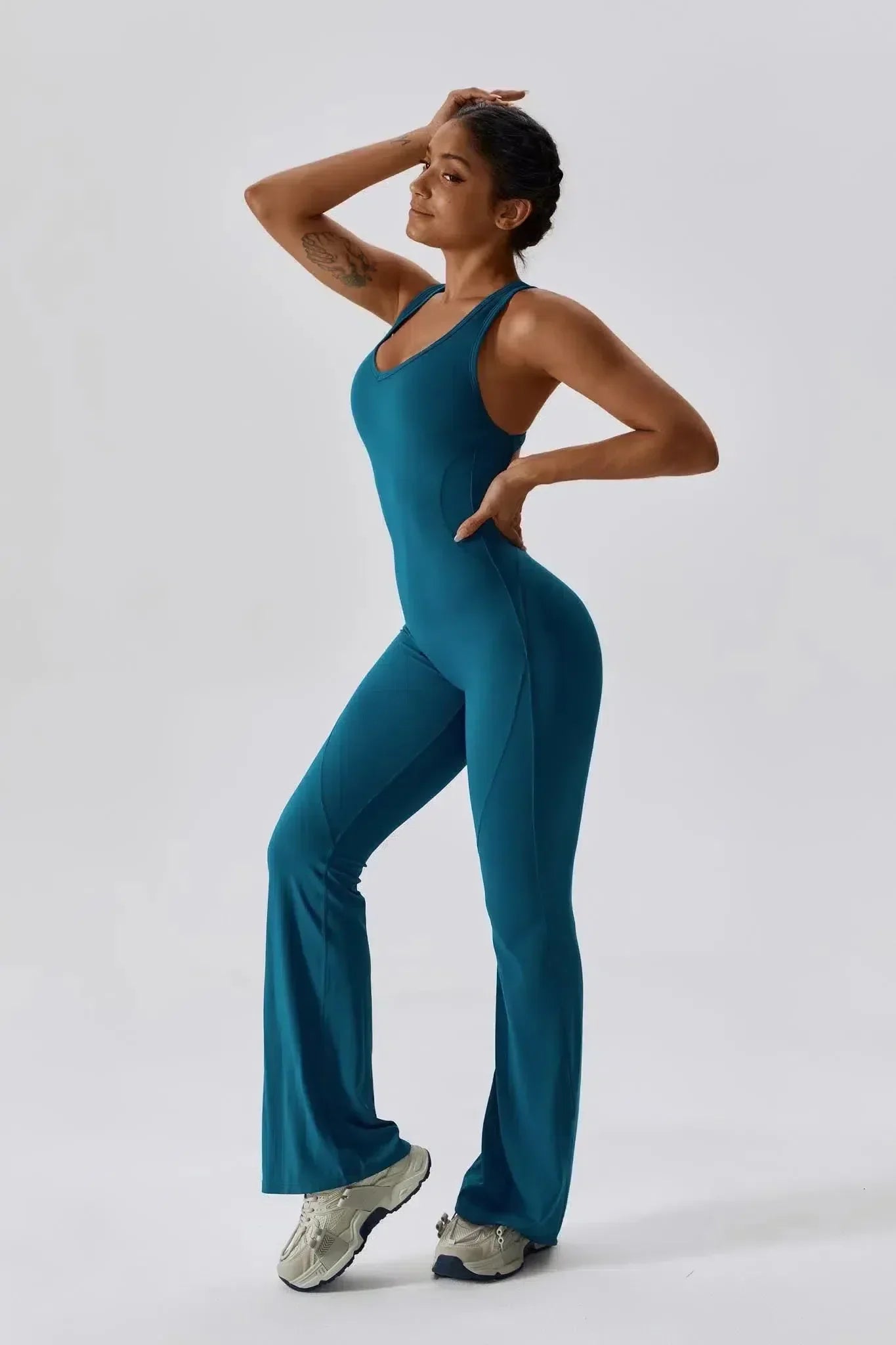 Noelia – Open rug – Aansluitend jumpsuit