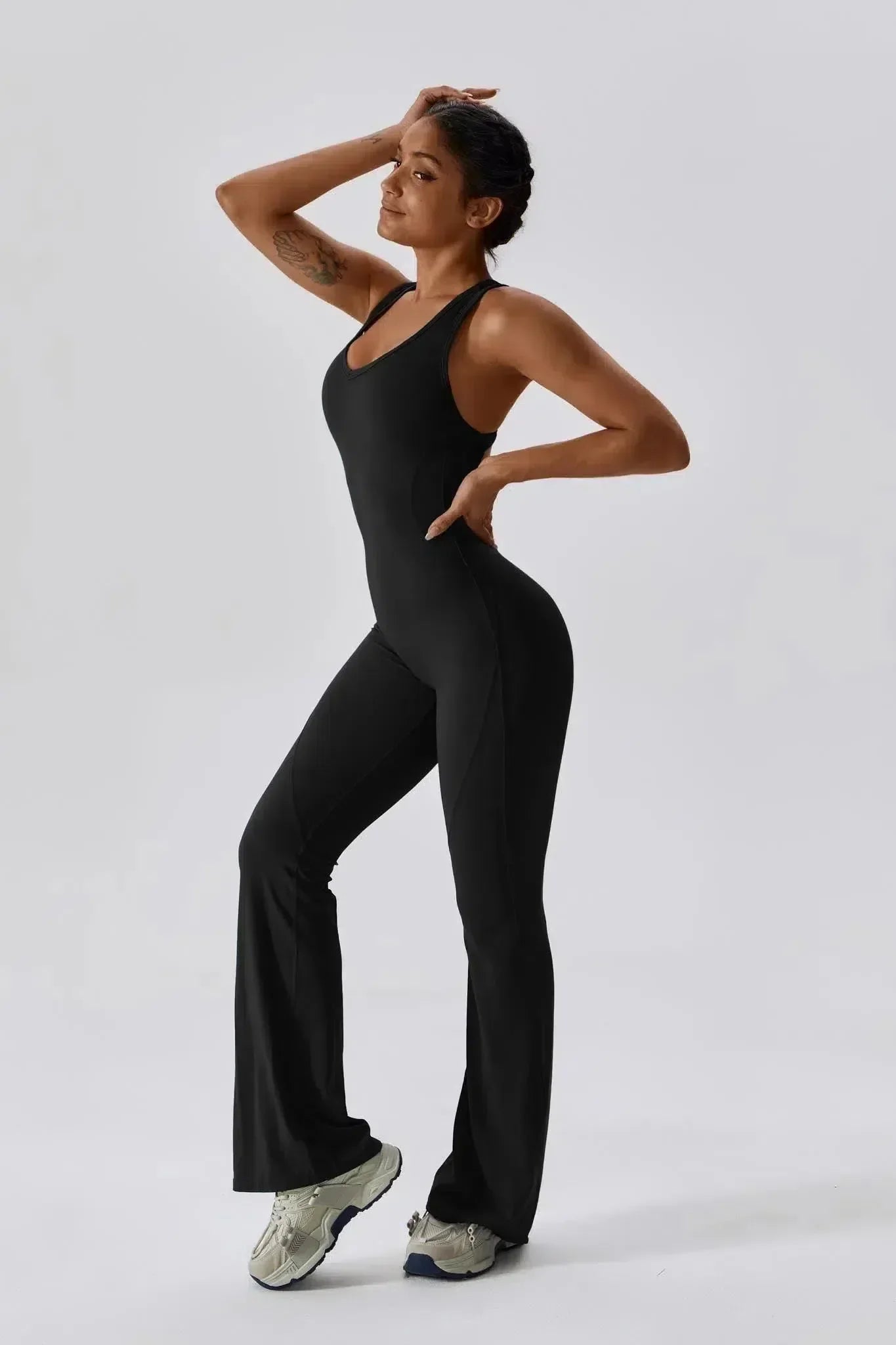Noelia – Open rug – Aansluitend jumpsuit