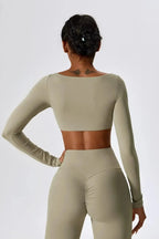 Oceane – Vierkante halslijn – Korte top en legging set