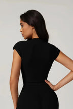 Orsola – Luxe finish – Cropped gym top