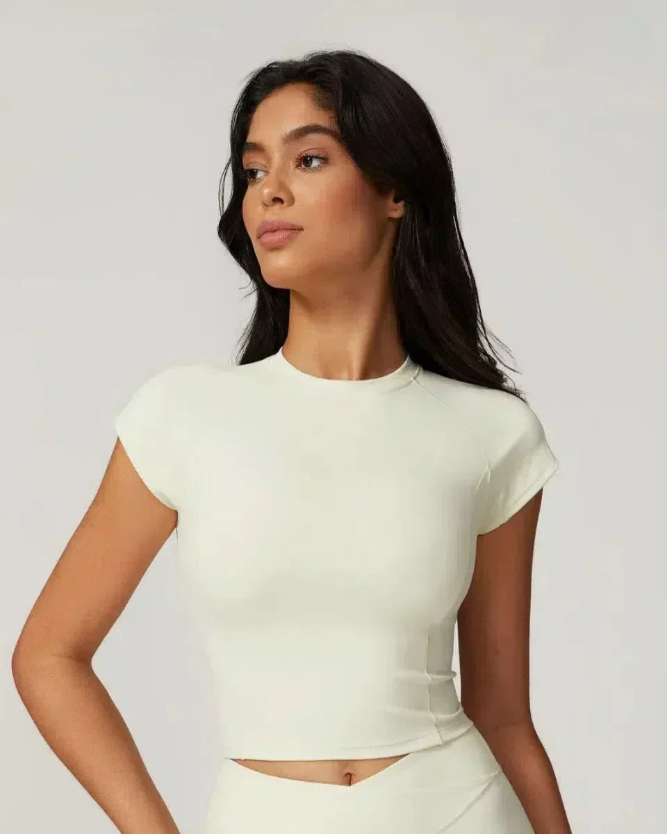 Orsola – Luxe finish – Cropped gym top