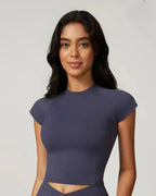 Orsola – Luxe finish – Cropped gym top