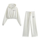 Phaedra – Zip-up hoodie en sportieve joggingbroek – Stedelijke loungeset
