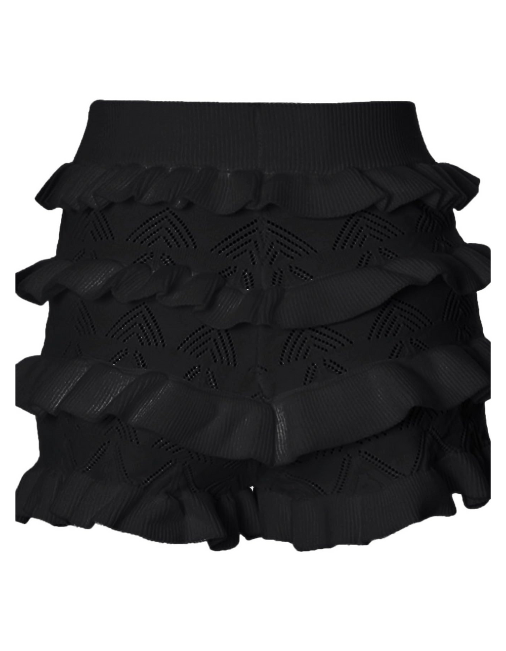 Raya – Ruffle knit – Mini shorts