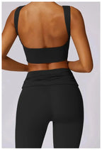 Renata – Padded tank top – Flared gym set