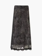 Sicilia – Bold leopard print – Lace skirt